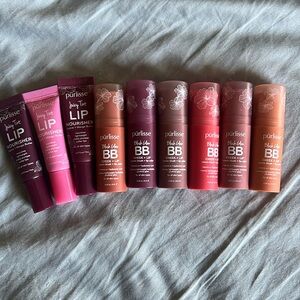 6- Purlisse Blush Glow BB cheek + Lip & 3 Lip Nourishers